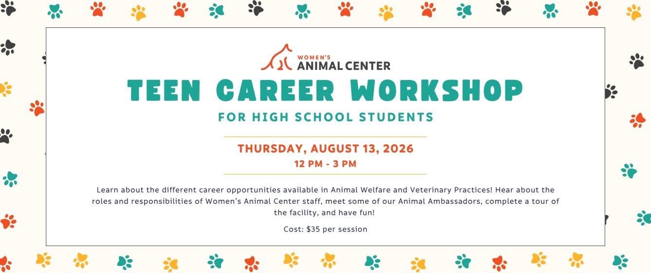 Teen Career Workshop. Thursday, August 13 from 12-3 PM.
